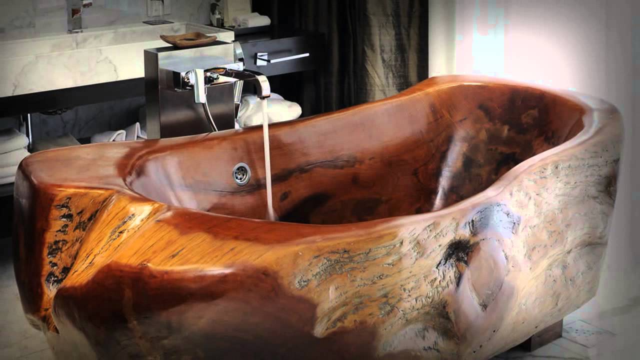 Ванны из дерева - оригинальность в стиле эко