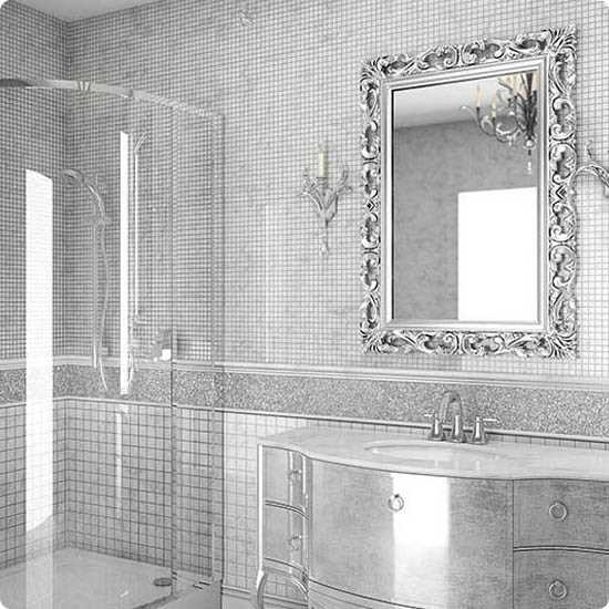Дизайн ванных комнат с мозаичным узором: красота в каждой плитке