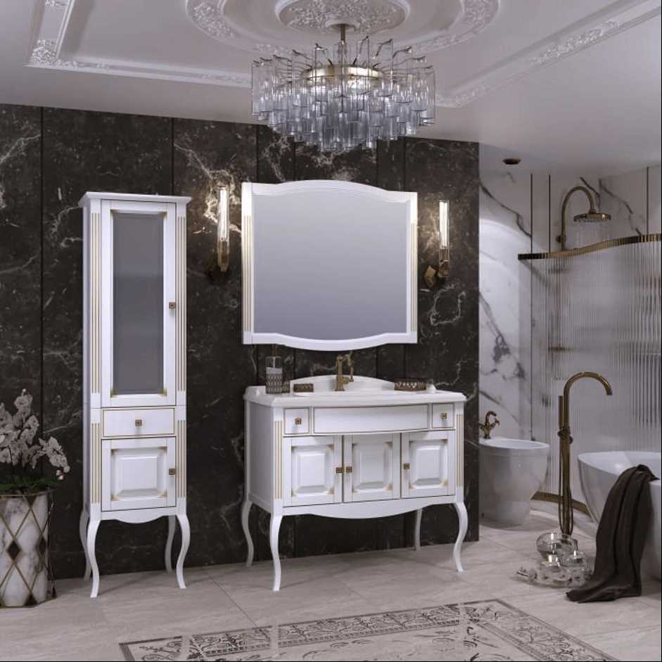 Дизайн ванной комнаты с элементами барокко: роскошь и изысканность
