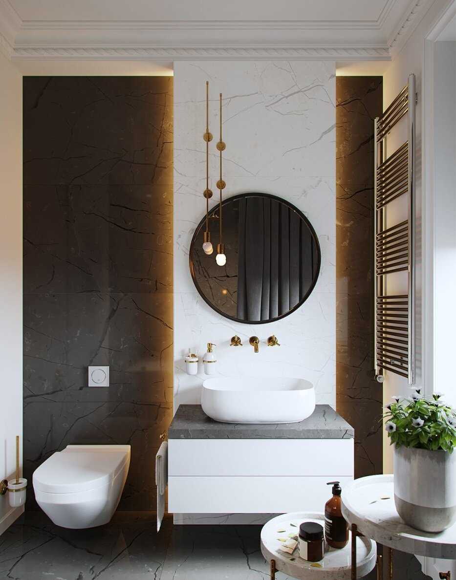 Мебель для ванной: минималистический дизайн и рациональные решения