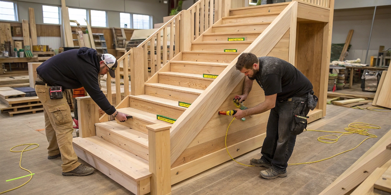 Изготовление лестниц на заказ: надёжные решения для дома и бизнеса