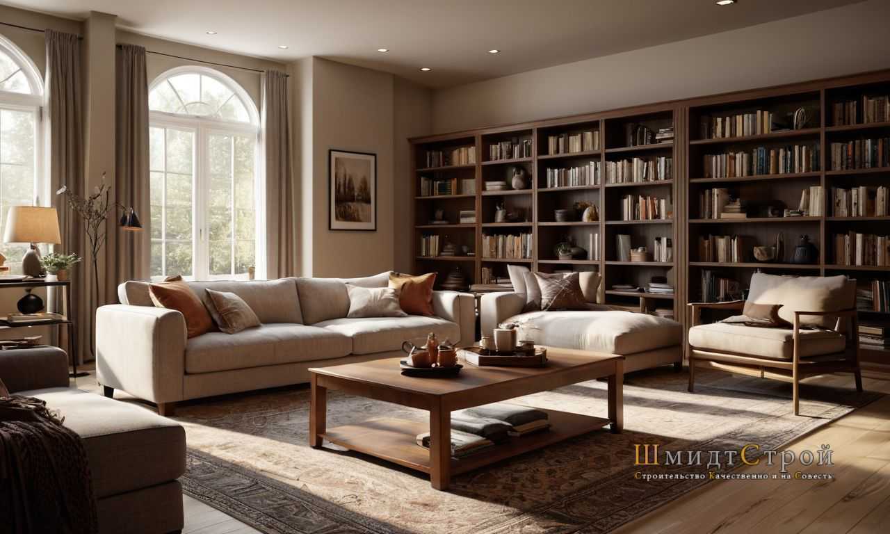 Контраст и акценты для зонирования