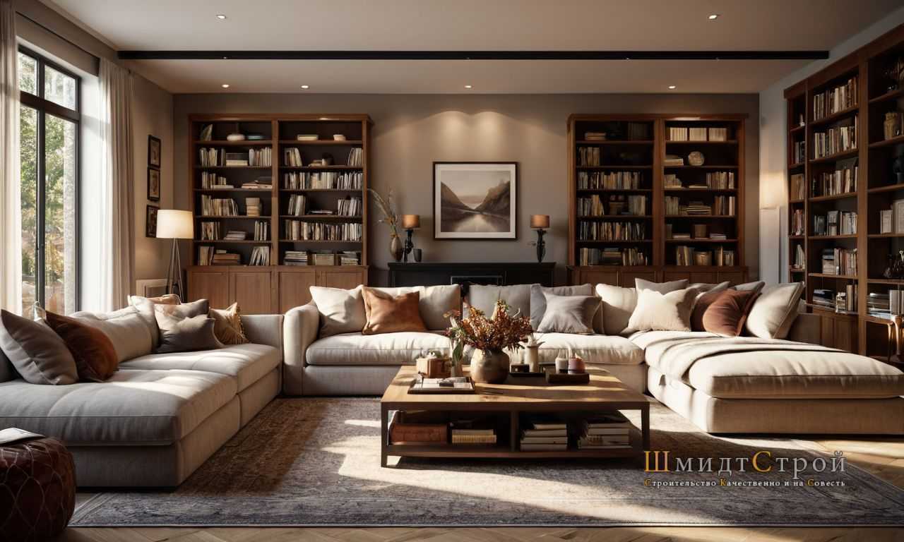 Организация функциональных зон с помощью корпусной мебели