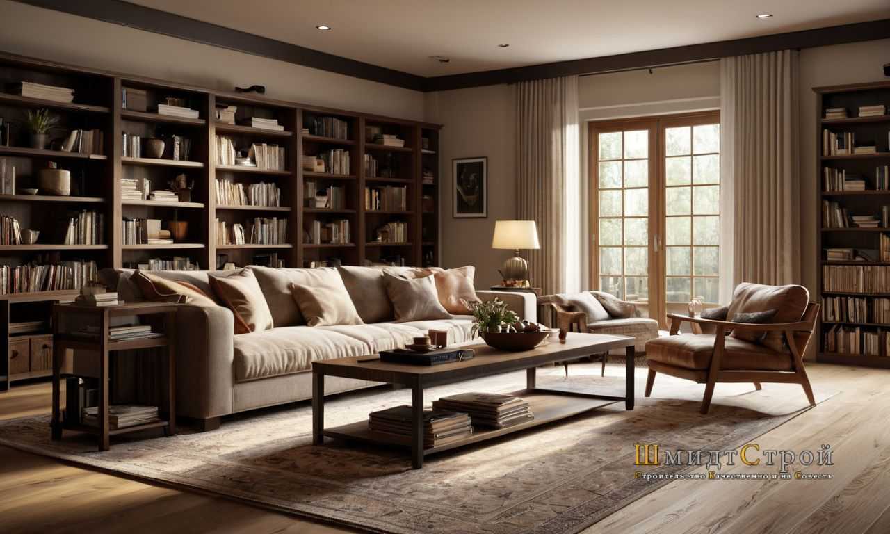 Мебель для гостиной в серых тонах