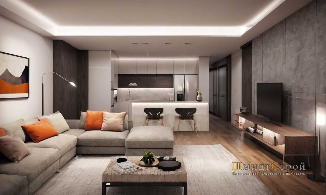 Дизайн для апартаментов с большими высотами потолков