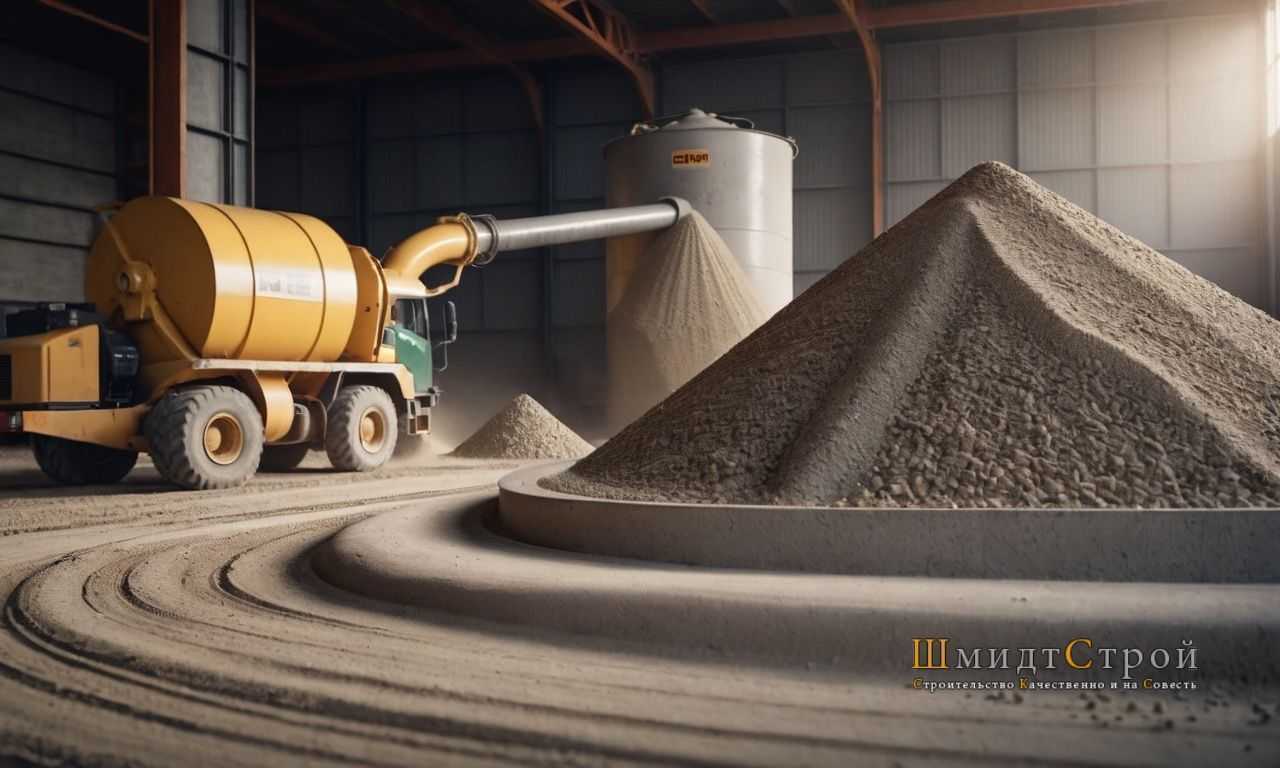 Особенности замеса бетонных смесей на низкотепловыделяющем цементе