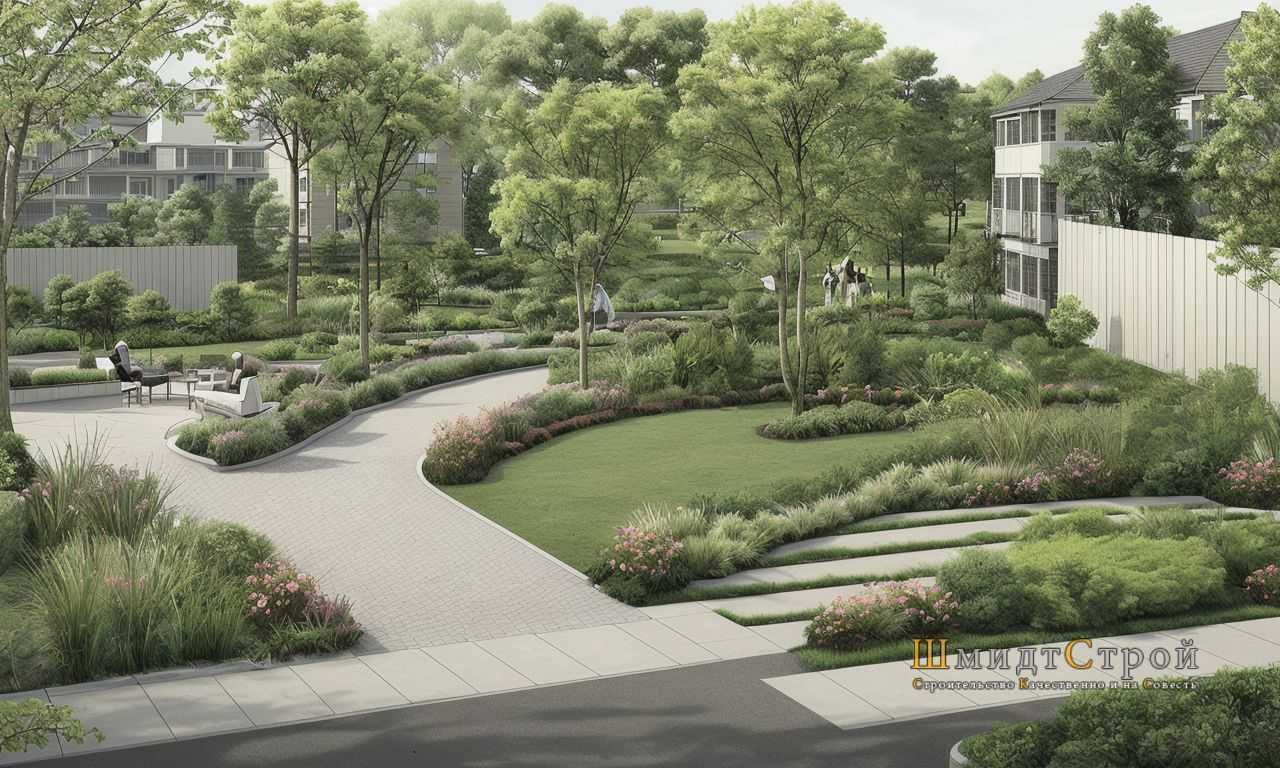 Как создать визуальный акцент с помощью кустарников