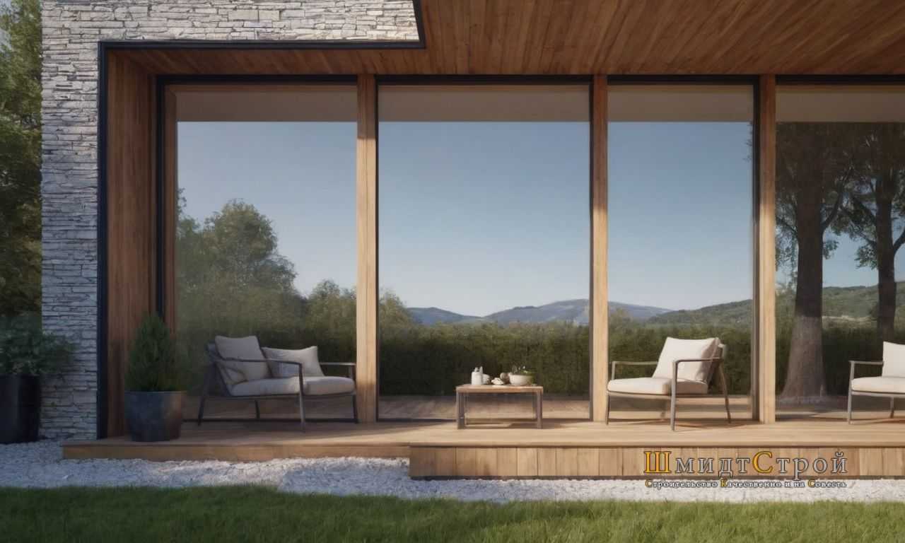 Создание фасада в стиле хай-тек