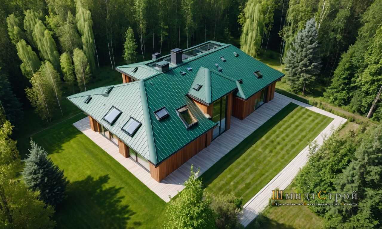 Дранковая кровля в альпийском стиле