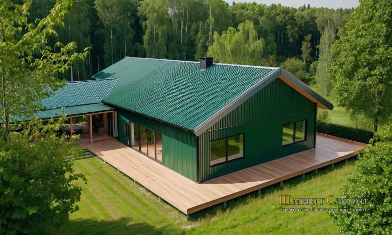 Очистка крыши от листьев и веток