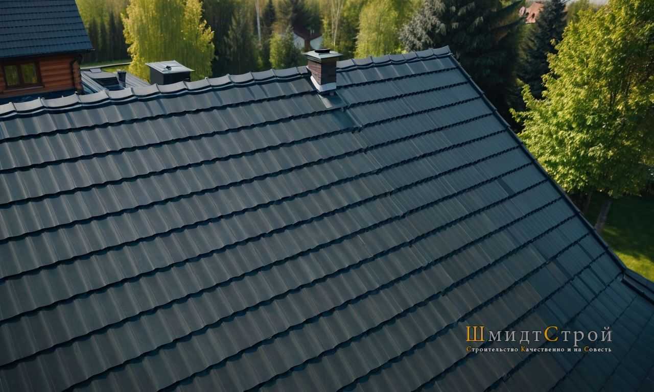 Осмотр стыков металлочерепицы