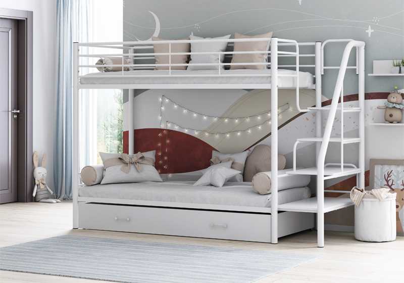 Польза двухэтажных кроватей в обустройстве детской комнаты Двухярусные кровати: практичное решение для детской