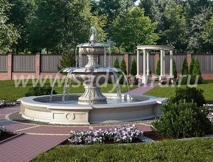Садовые фонтаны: создание красивых и расслабляющих композиций