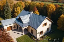 Как выбрать кровельное покрытие для дома с мансардой