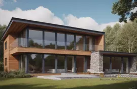 Создание фасада с имитацией бетонного блока