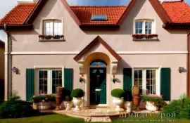 Облицовка фасадов с использованием бетонных панелей с художественными элементами