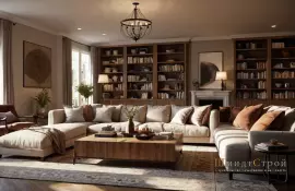 Мебель в прихожей с мягкими панелями