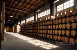 Деревянные качалки и игровые элементы