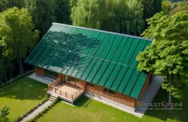 Ремонт кровли с усилением конструкции и стропильной системы