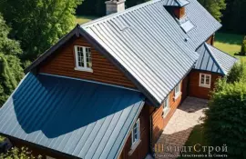 Советы по установке металлической кровли на даче