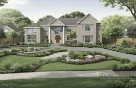 Английский сад — пастель и мягкие контрасты