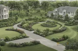 Сочетание контейнеров с малыми архитектурными формами