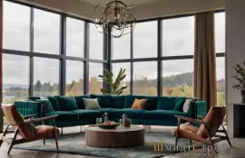 Интерьер с использованием бетонных поверхностей