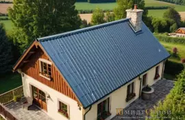 Технология монтажа кровли на крыше с несимметричной геометрией