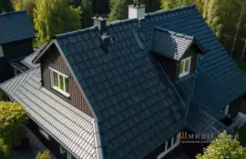 Как установить желоба на скатной кровле