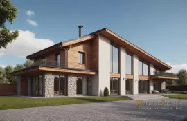 Совмещение цоколя с вентилируемым фасадом