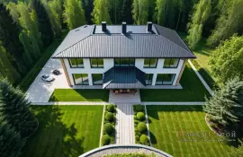 Эко-дома с натуральной кровлей: мировой опыт