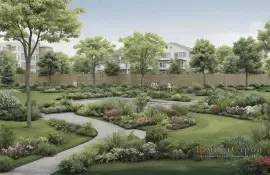 Солнечные и теневые зоны в одном саду