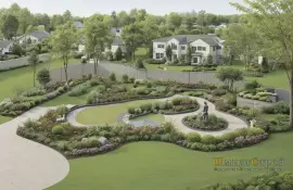 Разделение участка на функциональные зоны