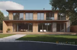 Проектирование фасада с комбинированными материалами