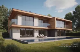 Ремонт фасада старинного особняка с декоративными панелями