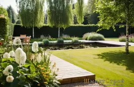 Советы по организации ландшафта для сада с небольшим участком