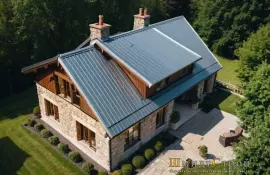 Установка кровли с эффективной системой защиты от снега и льда