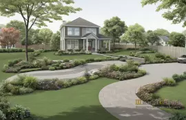 Баскетбольная площадка во дворе