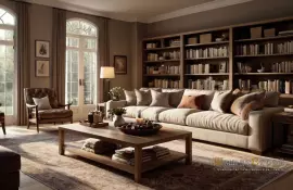 Мебель для гостиной с подсветкой: уют и акценты